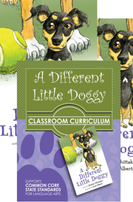 A Different Little Doggy children's book and classroom curriculum